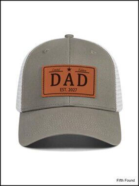 New Dad Gifts Dad Cap Unisex Cotton Baseball Hat Adjustable Father's Day Present